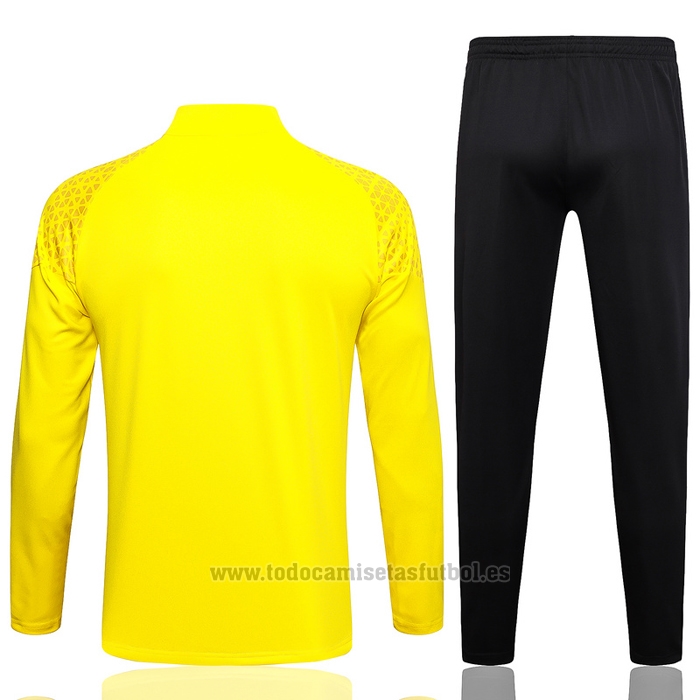 Chandal de Sudadera del Borussia Dortmund 2023-2024 Amarillo